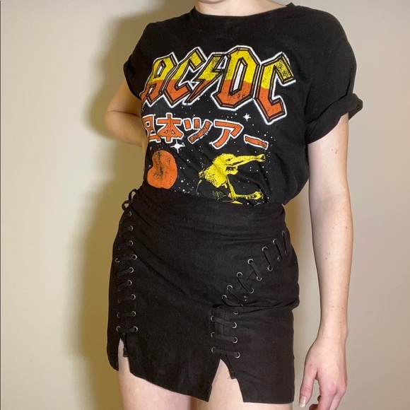 Forever 21 Black Mini Skirt - Picture 1 of 6